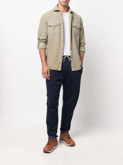 Brunello Cucinelli button-up flap-pockets shirt outlook