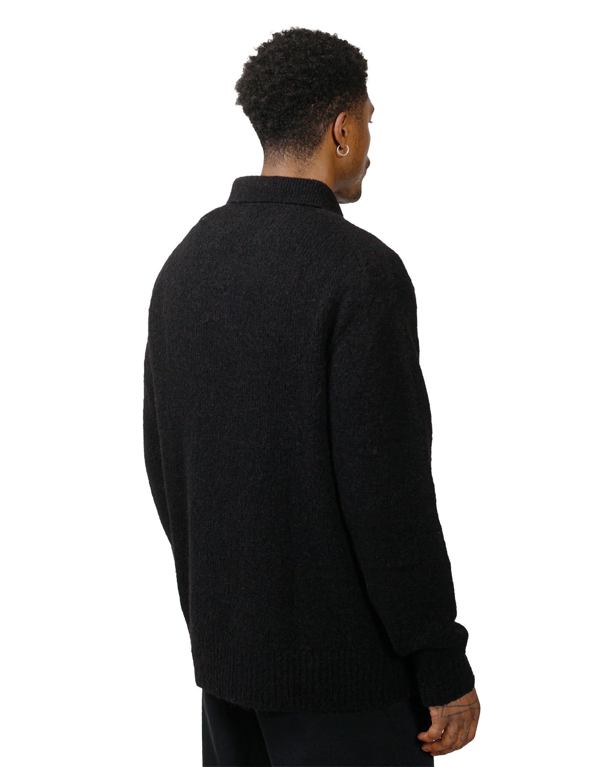 Rasmus Relaxed Brushed Polo Black - 3