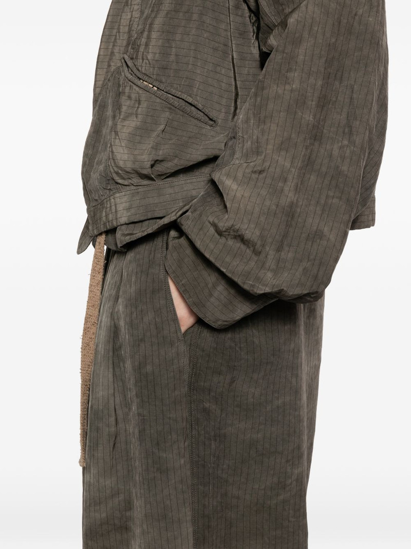 pinstripe pleated trousers 5