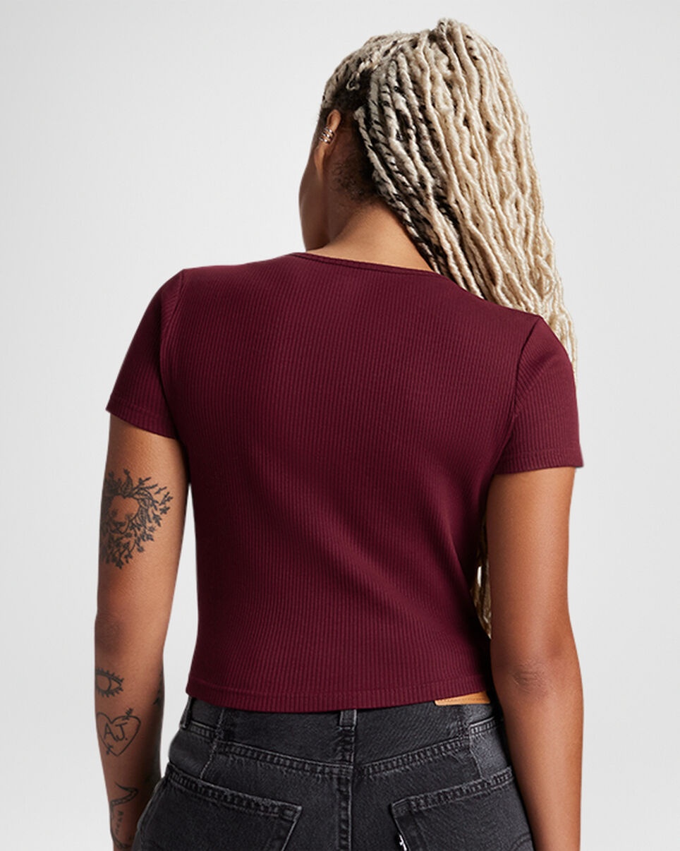 Ribbed Slim T-Shirt - 3