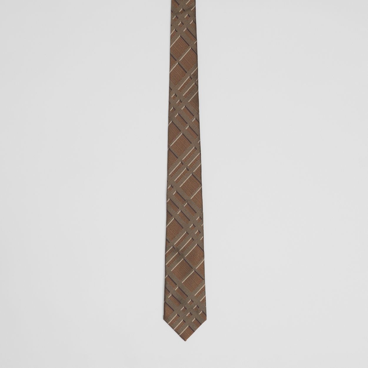 Classic Cut Check Silk Jacquard Tie - 1