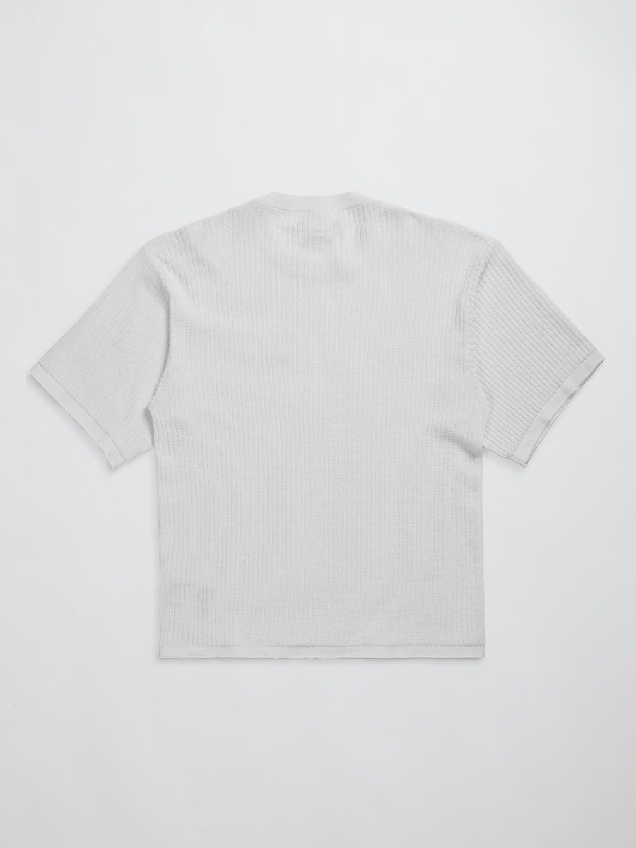 Waffle Tee White - 8