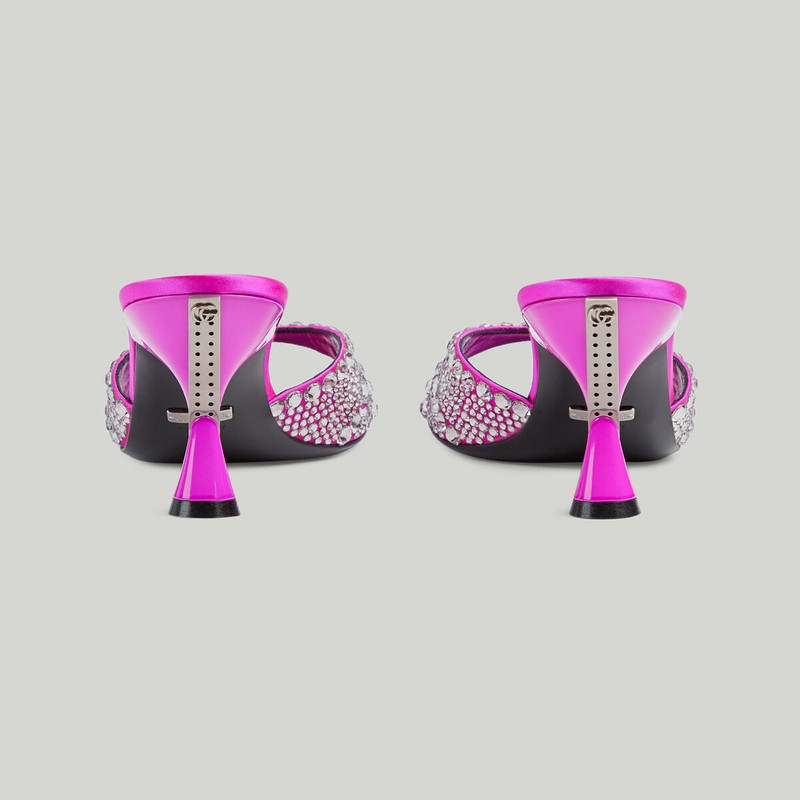 GUCCI Women's slide sandal with crystals outlook