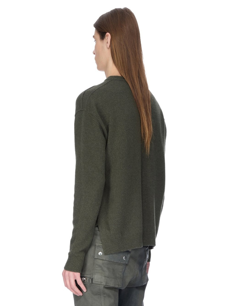 Boiled Cashmere and Wool-Blend Sweater Green 3