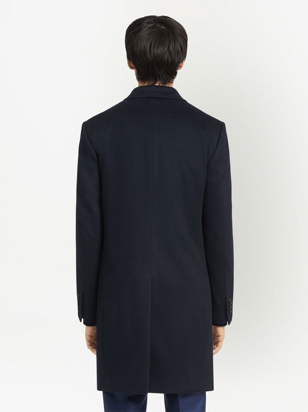 Oasi single-breasted cashmere coat - 4