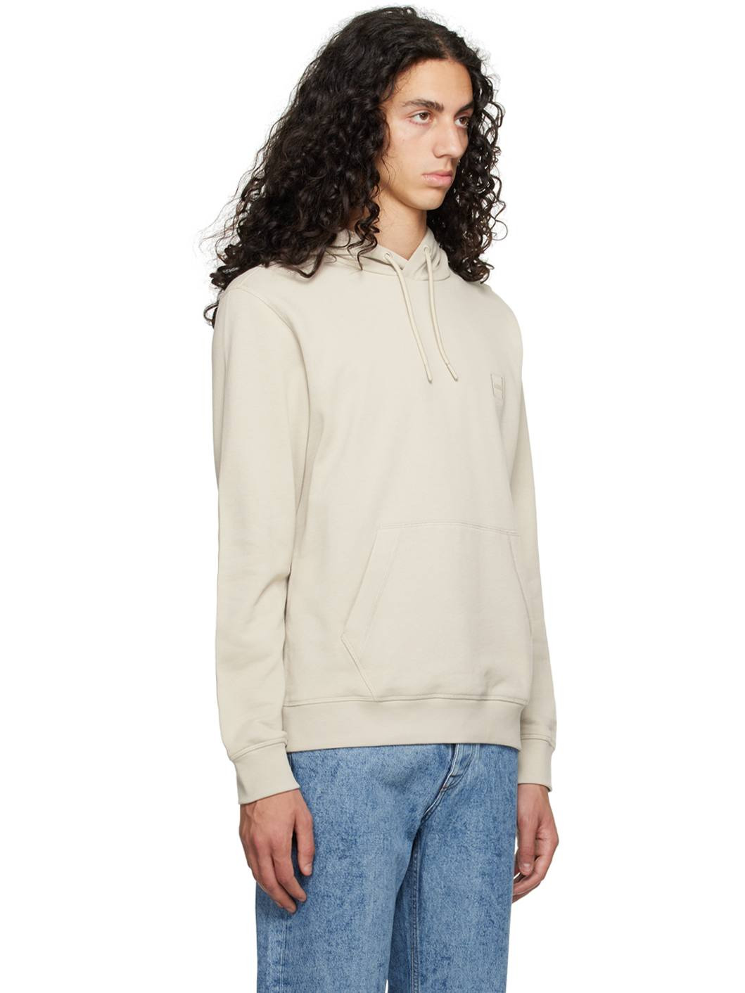 Taupe Bonded Hoodie - 2