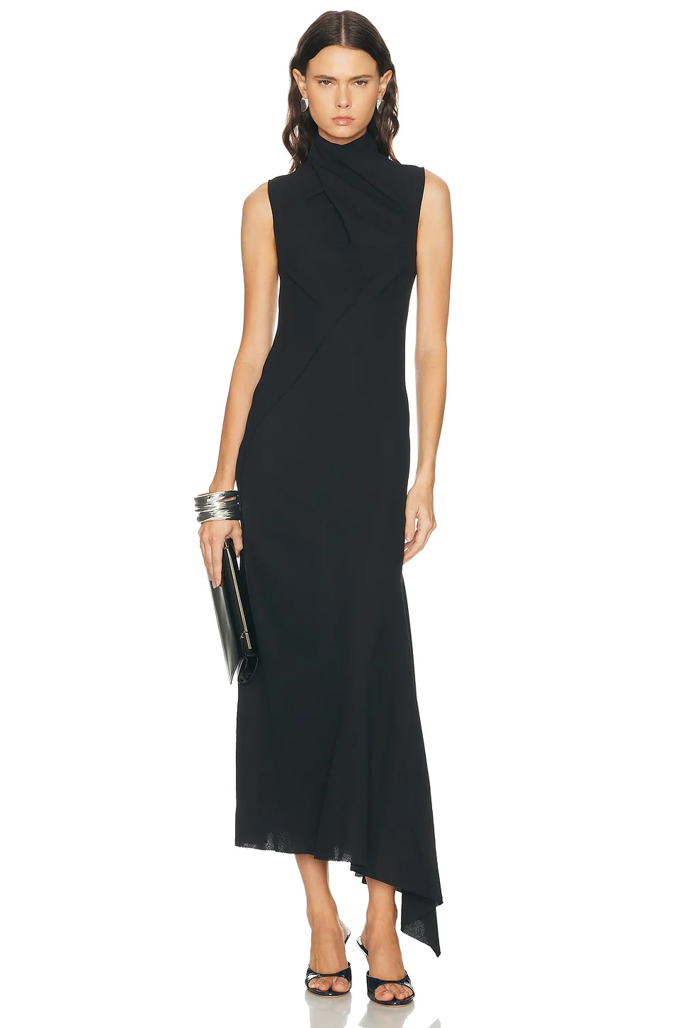 Turtleneck Midi Dress - 1