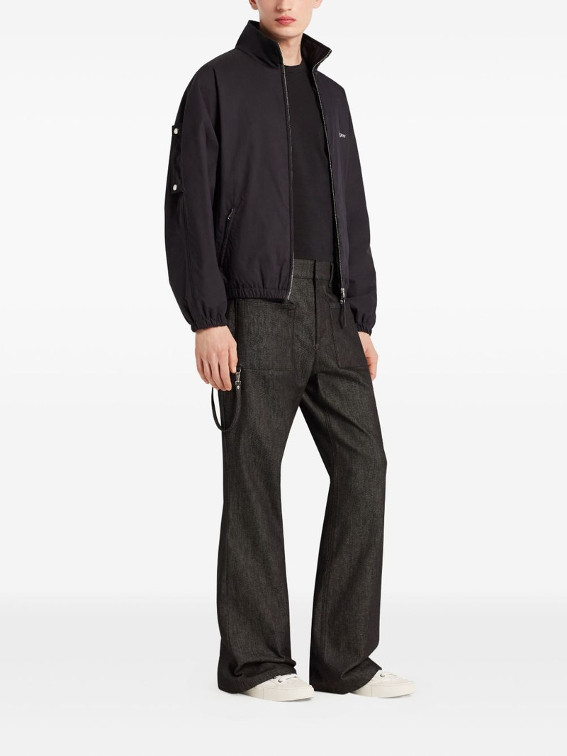 courrèges zip-up bomber jacket outlook