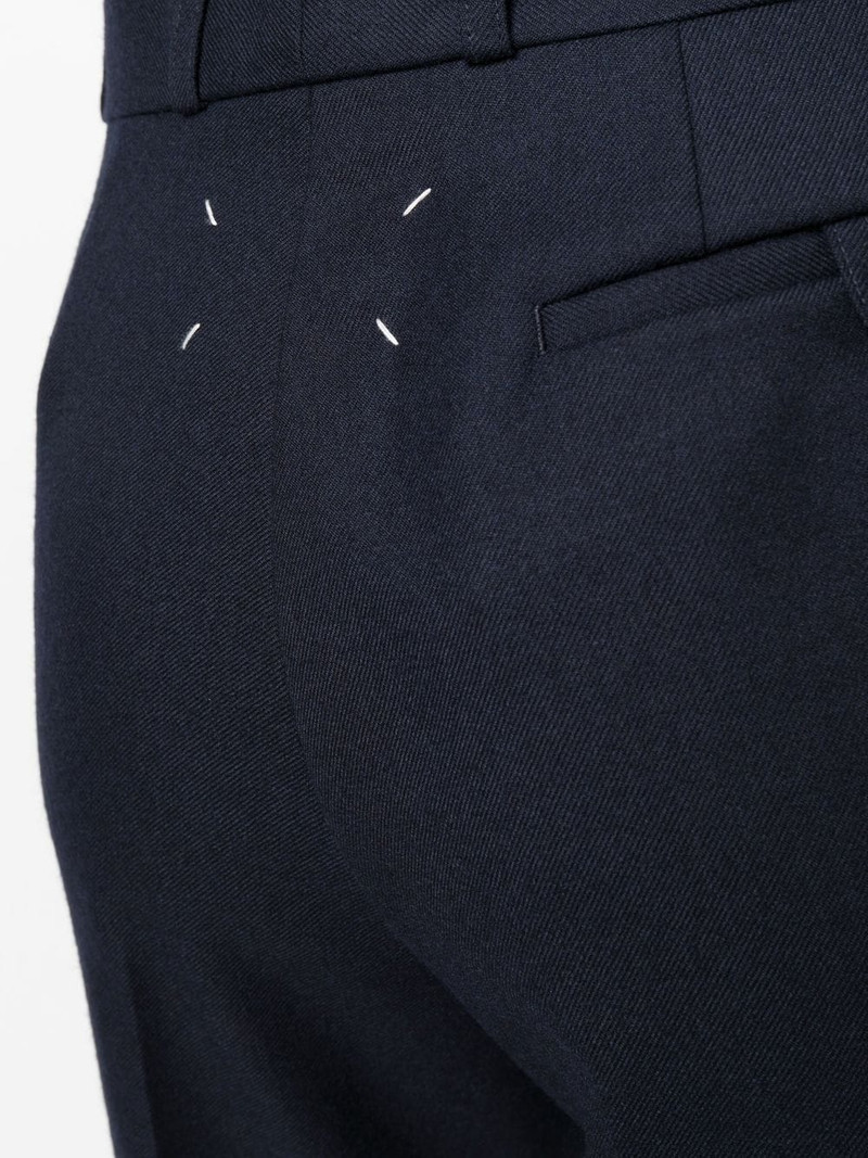 four-stitch wool trousers 5