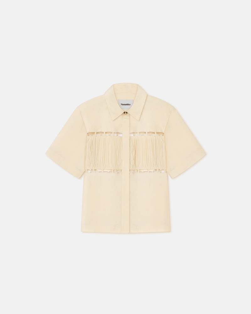 Pleated Poplin Shirt 1