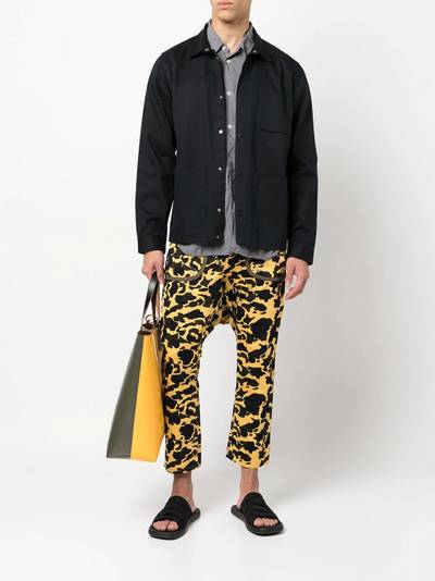 Junya Watanabe MAN slim cut cropped trousers outlook