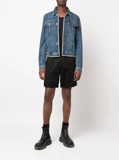 Diesel frayed-edge denim jacket outlook