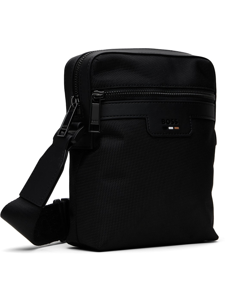 BOSS Black Signature Trim Structured Reporter Bag outlook