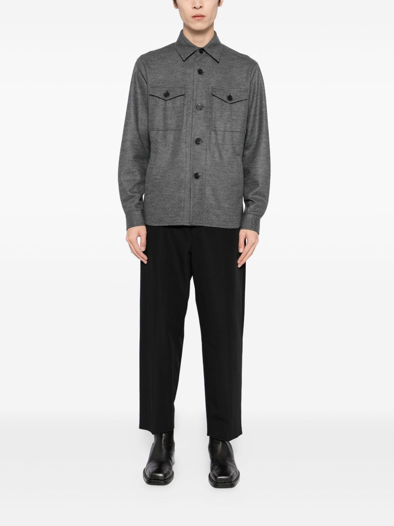 Harris Wharf London wool shirt jacket outlook