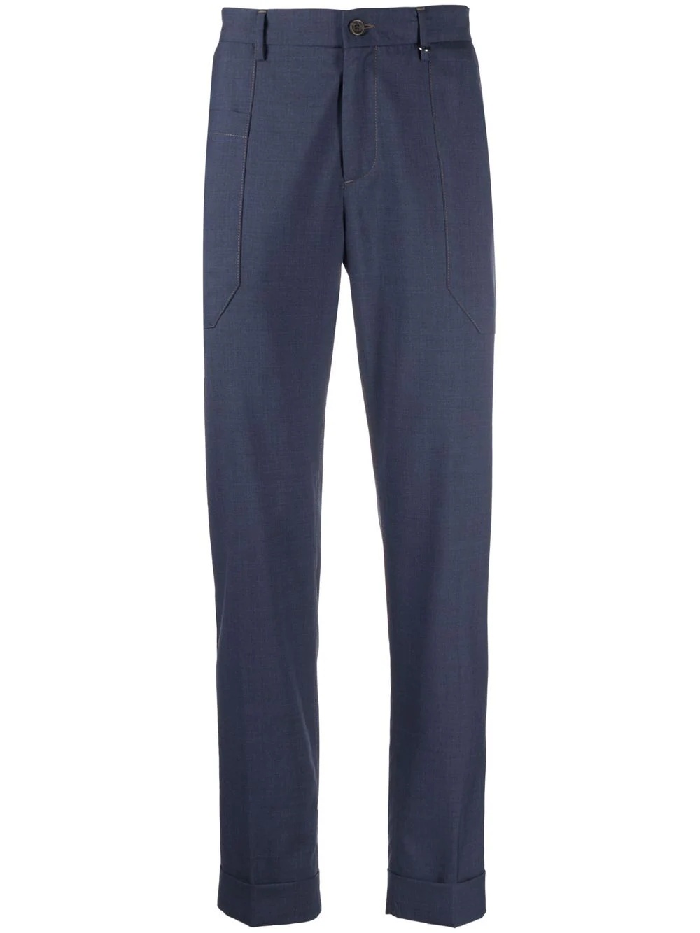 straight-leg tailored trousers - 1