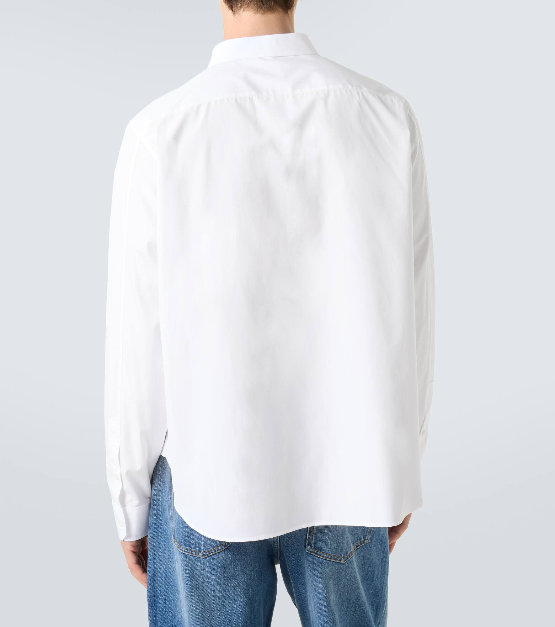 Anagram cotton poplin shirt - 4