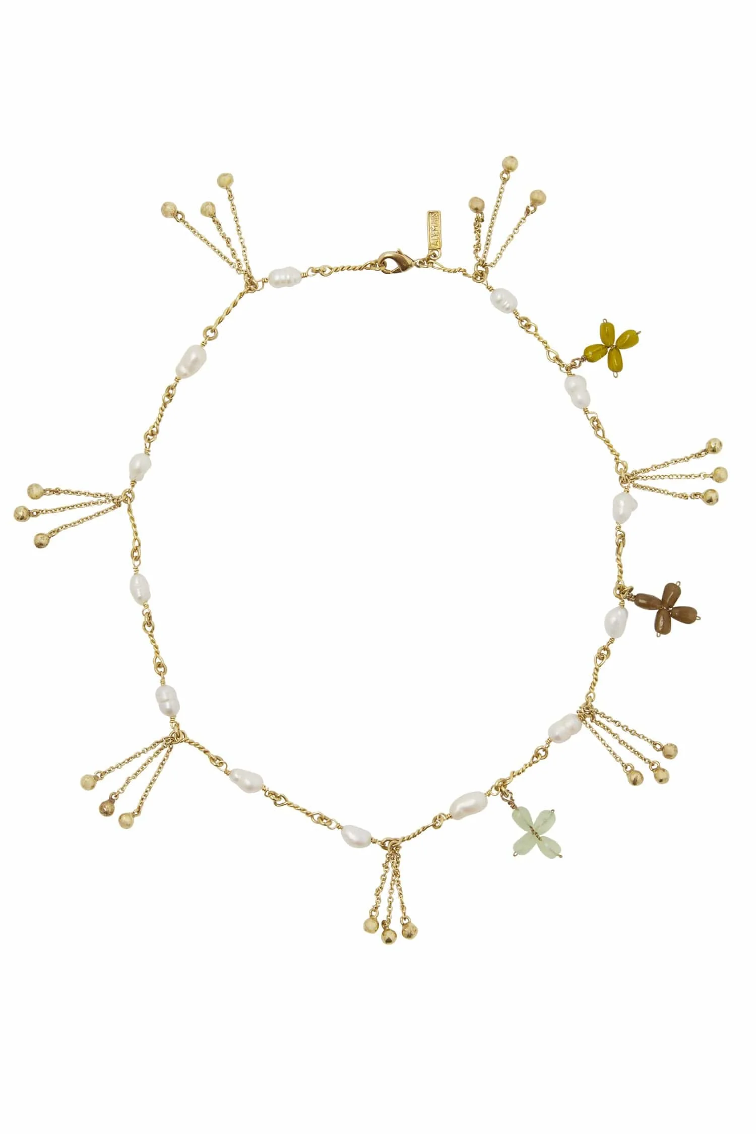 Le Jardin Bead Flower Necklace - 1