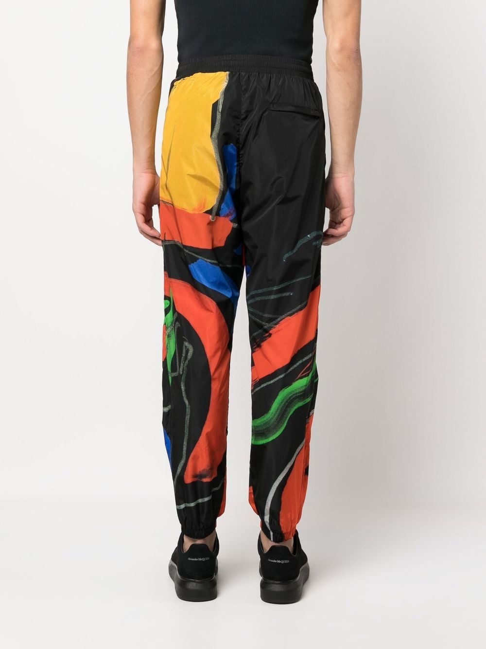 abstract-print track pants - 4