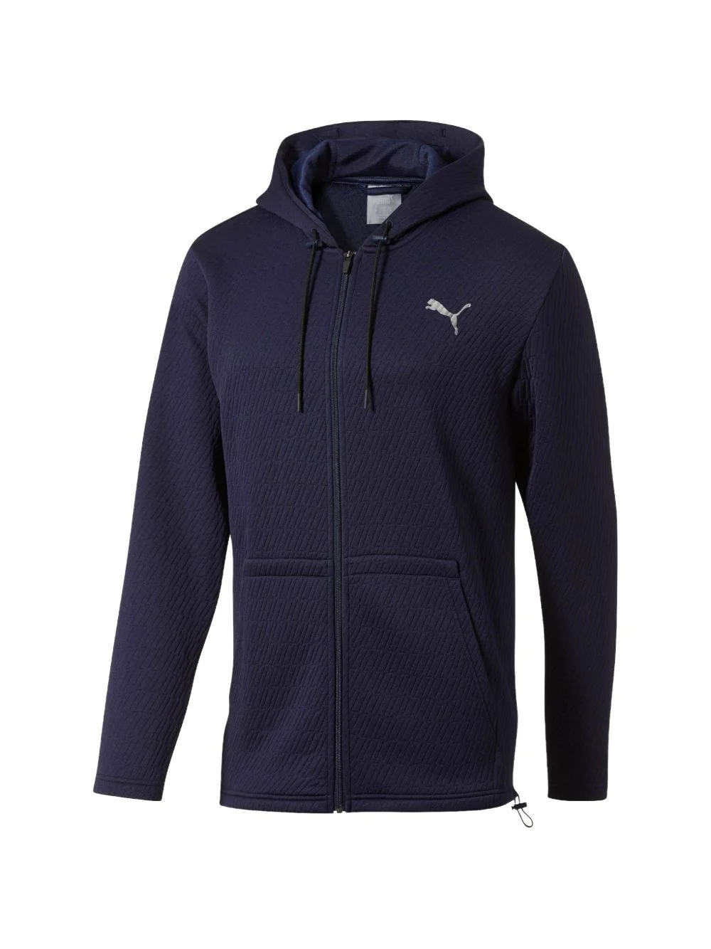 logo-detail long-sleeve hoodie - 1