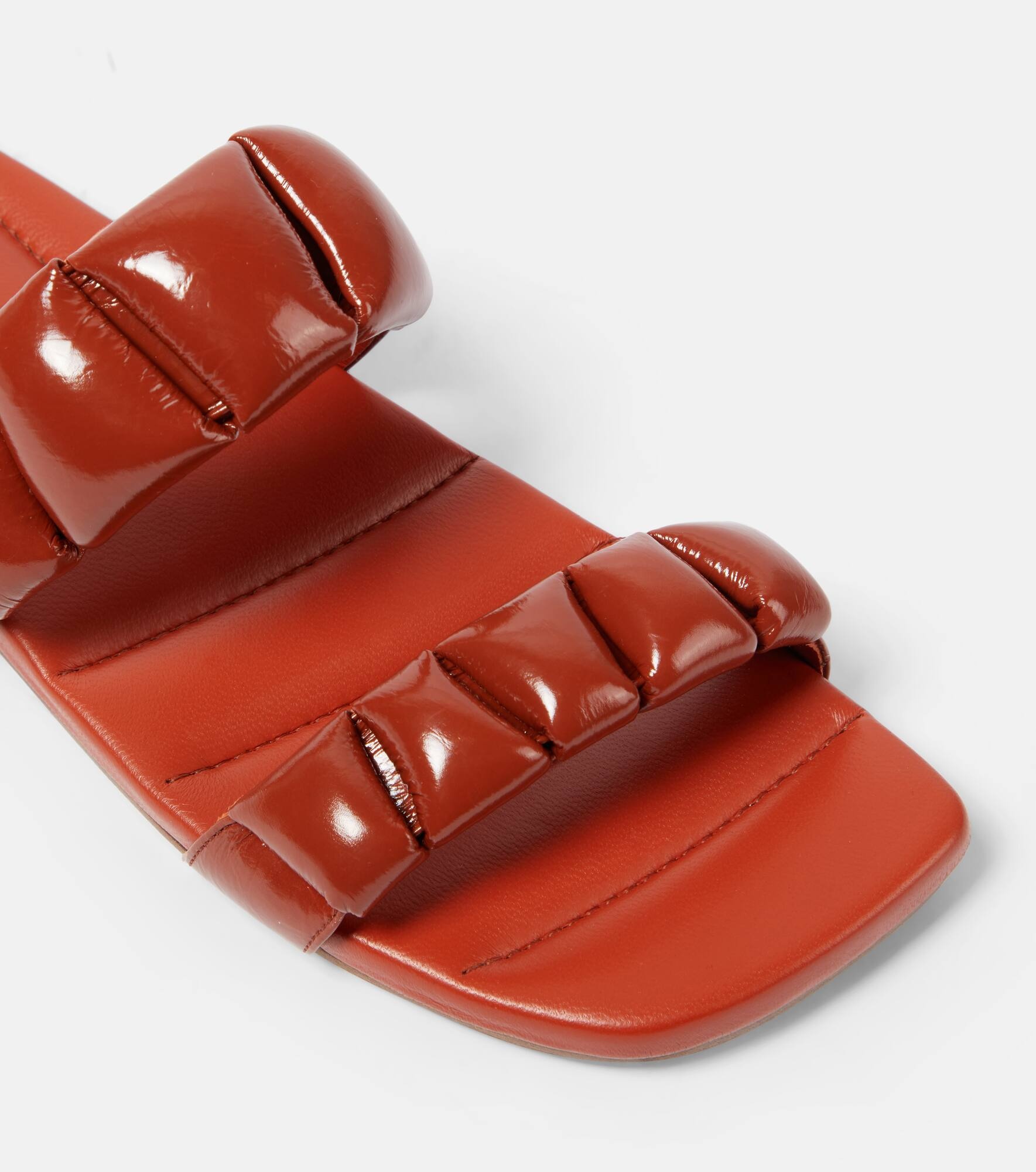 Leather slides - 6