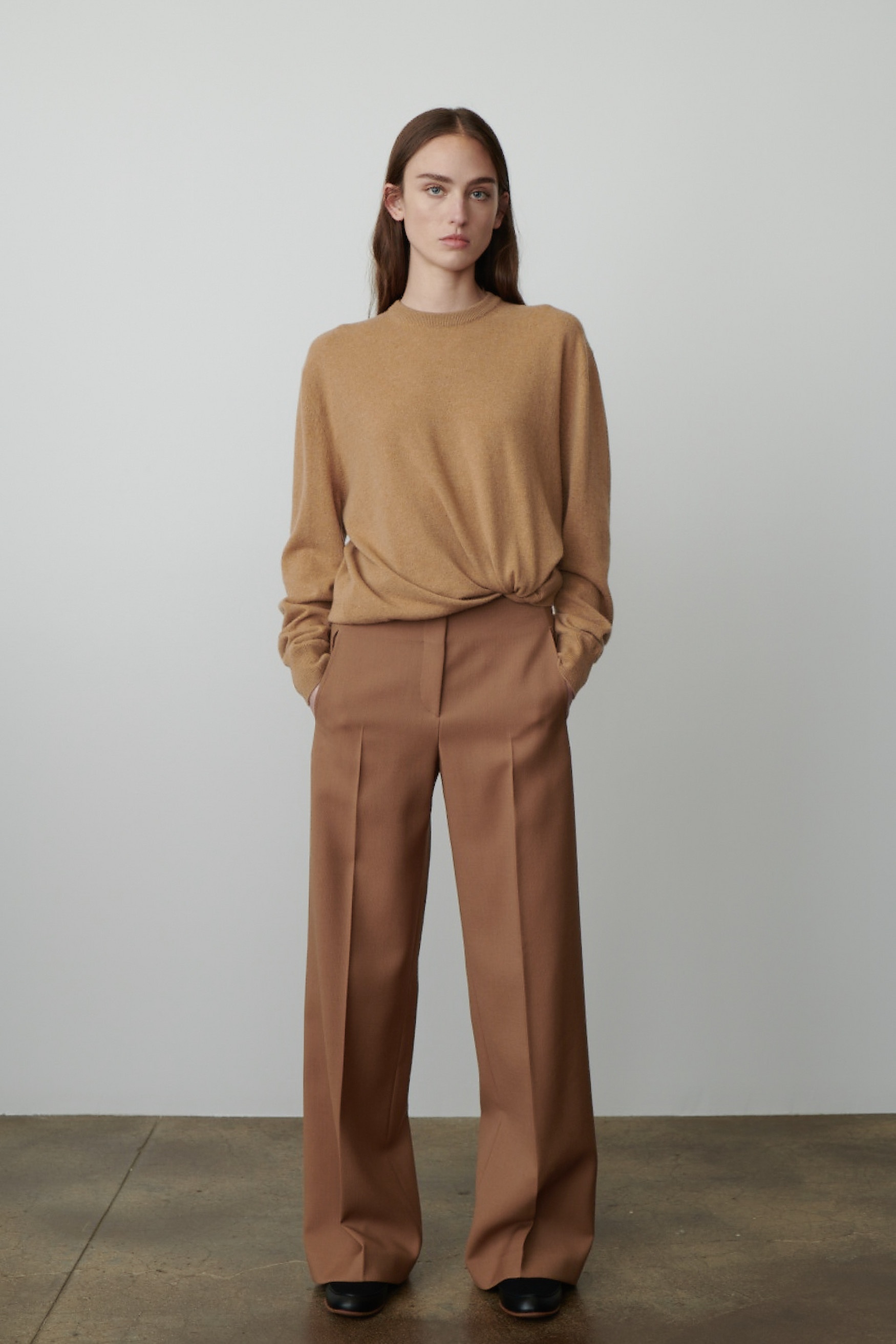 Pipa Pant in Virgin Wool and Silk - 5