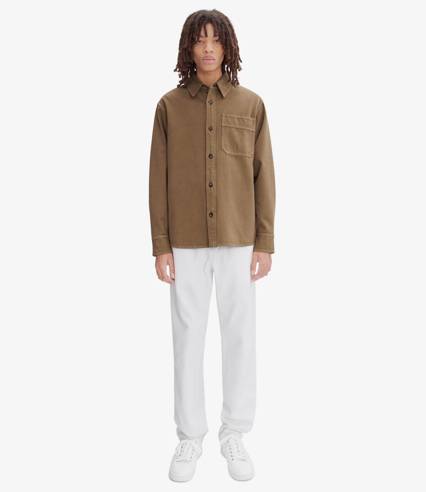 BASILE BRODÉE POITRINE OVERSHIRT - 4