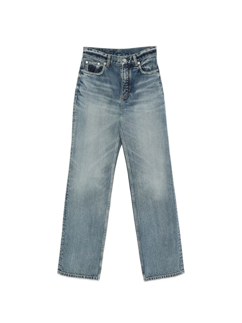 Straight-leg denim jeans - 1