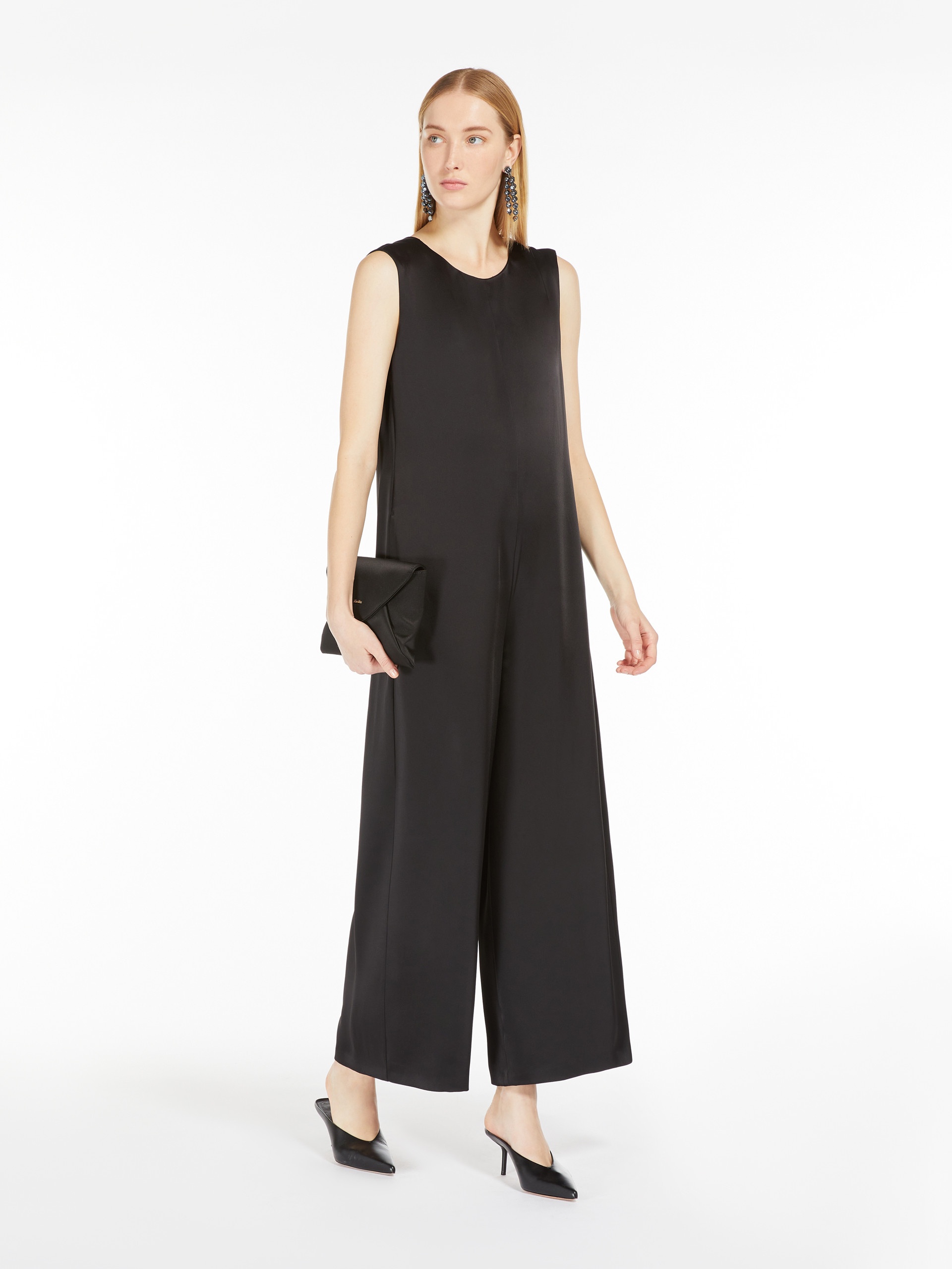 MORIANA Viscose blend satin jumpsuit - 2