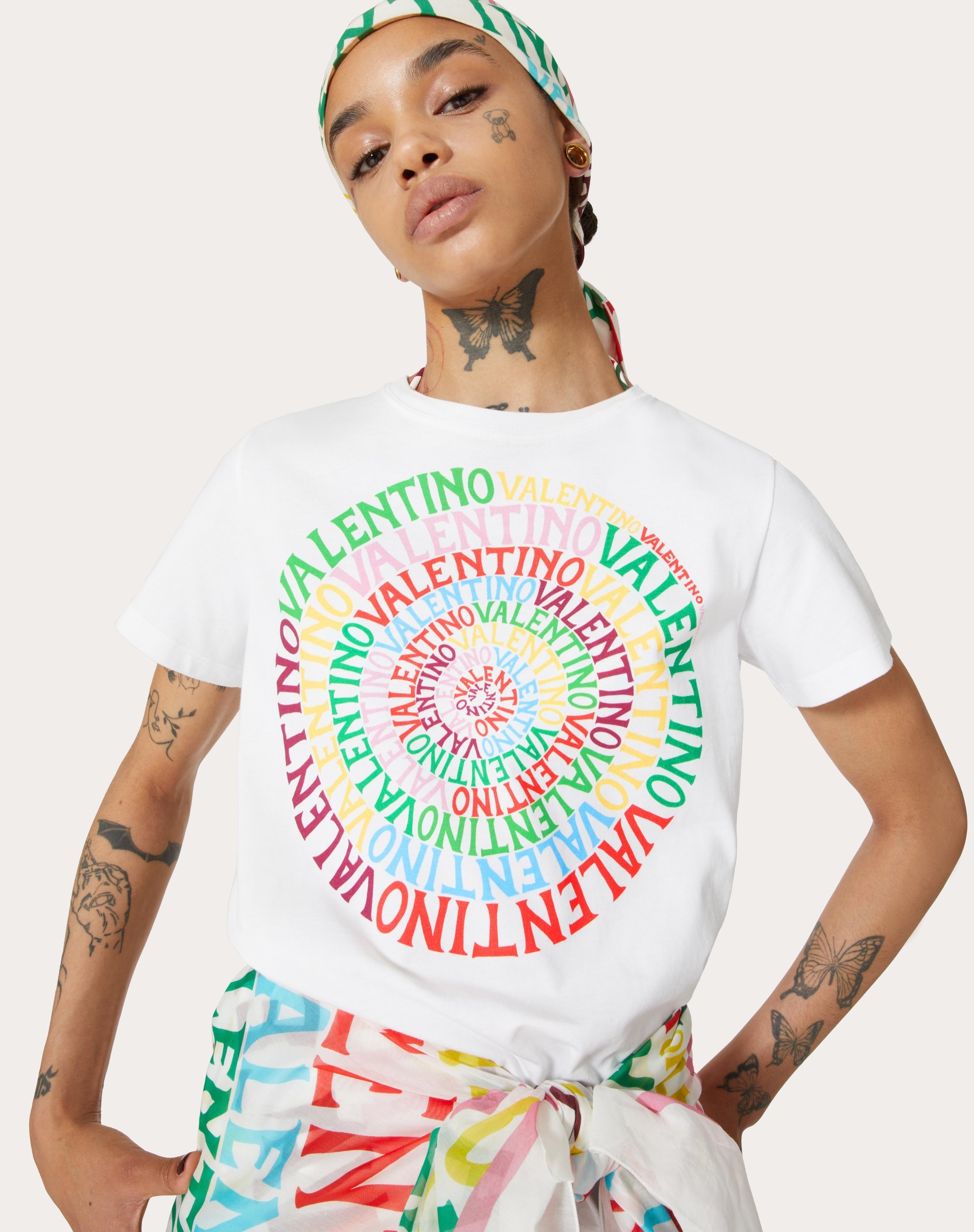 VALENTINO LOOP JERSEY T-SHIRT - 5