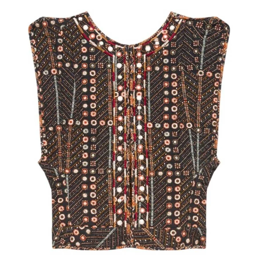 Isabel Marant Etoile Cerza Short Embroidered Cardigan - 1