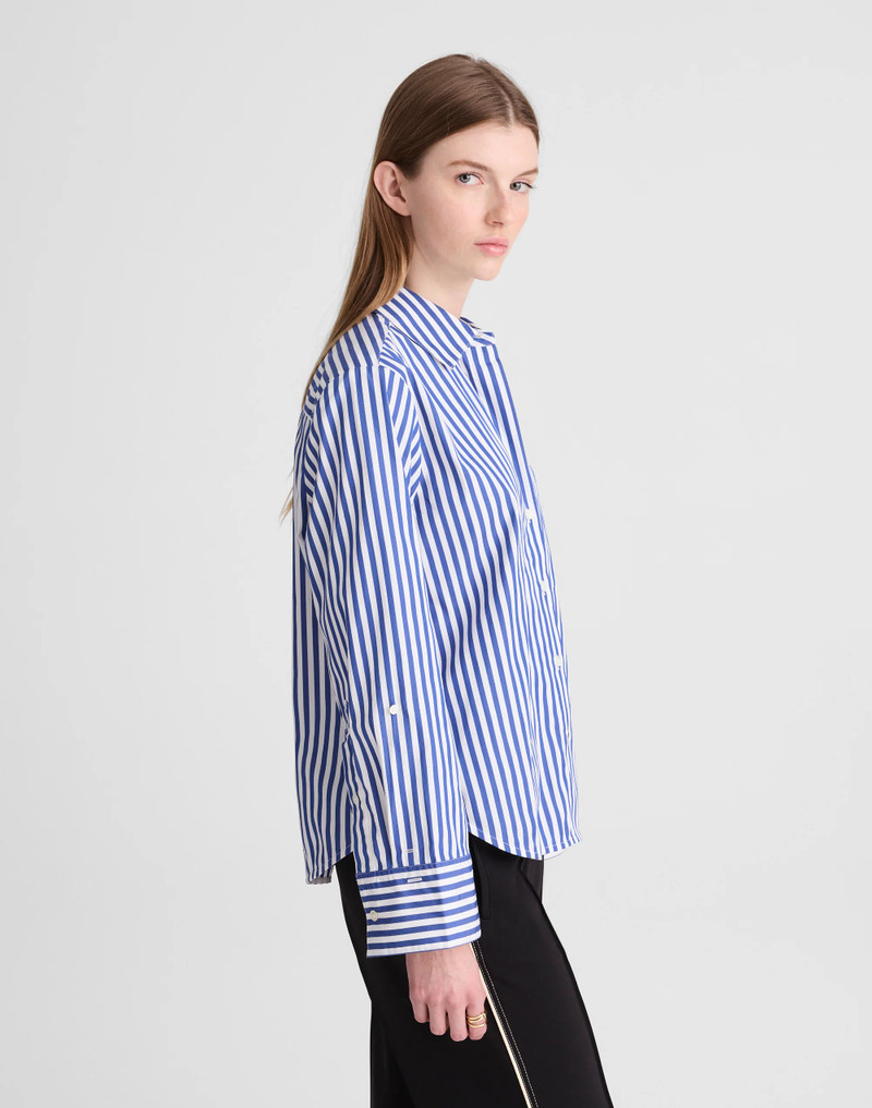 The Signature Y-Neck Shirt in Poplin 4