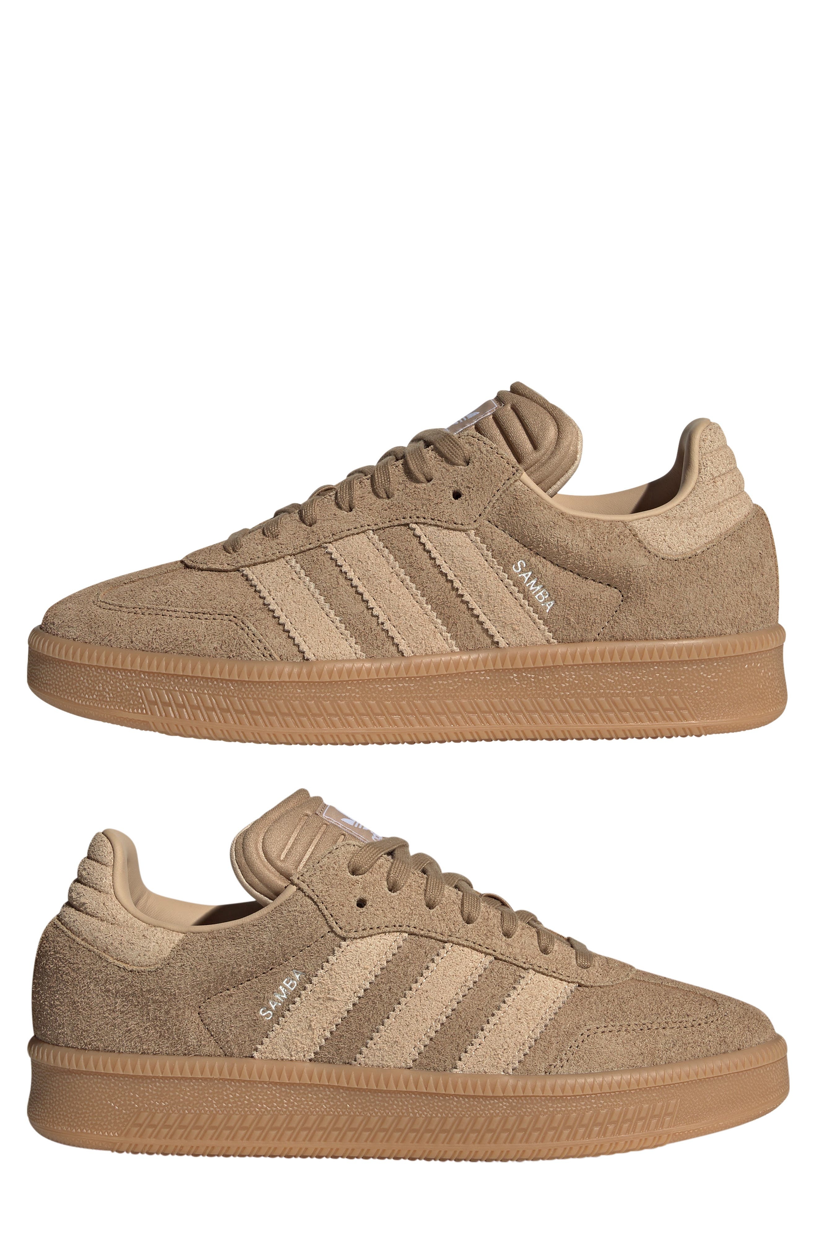 adidas Samba XLG Sneaker in Cardboard/Magic Beige/Gum at Nordstrom - 9