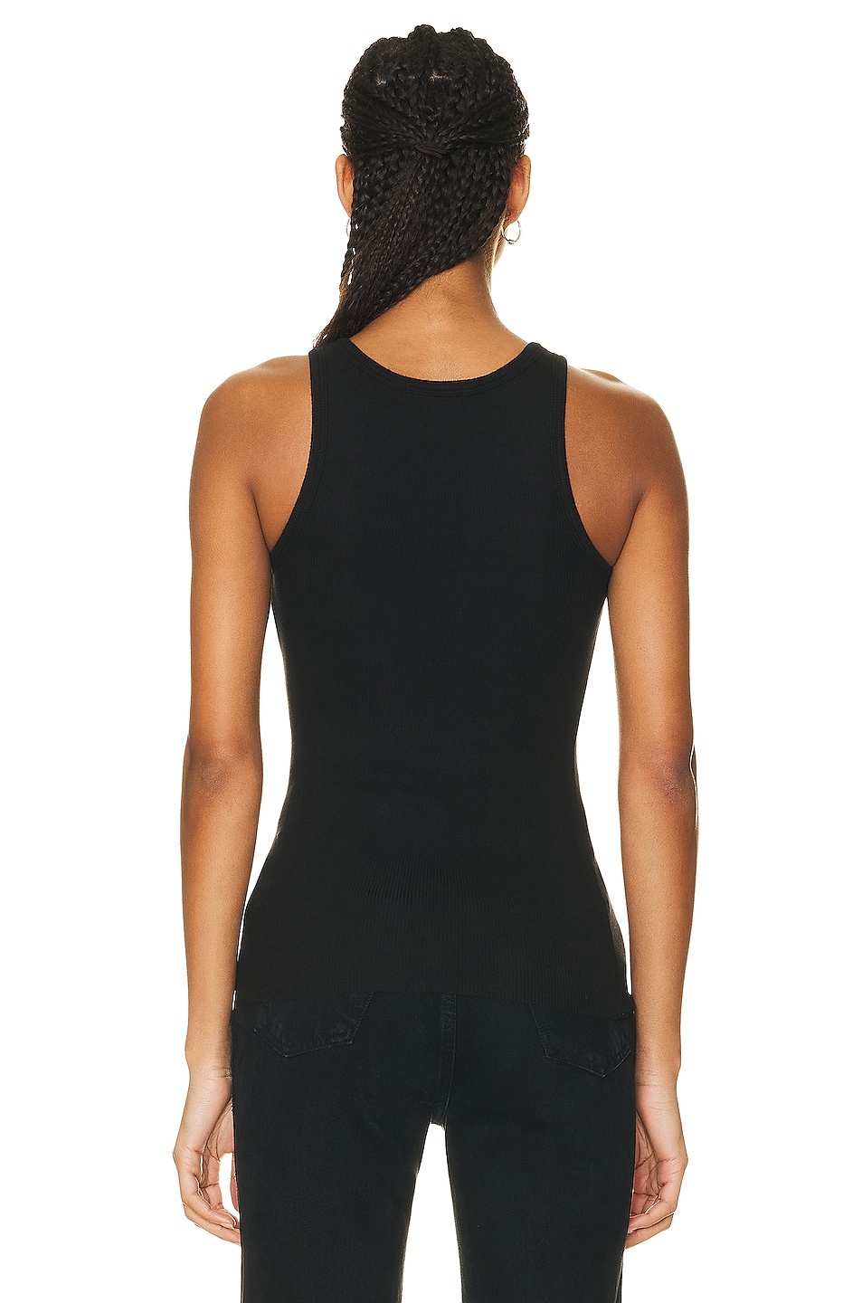 High Neck Fitted Tank Top - 3