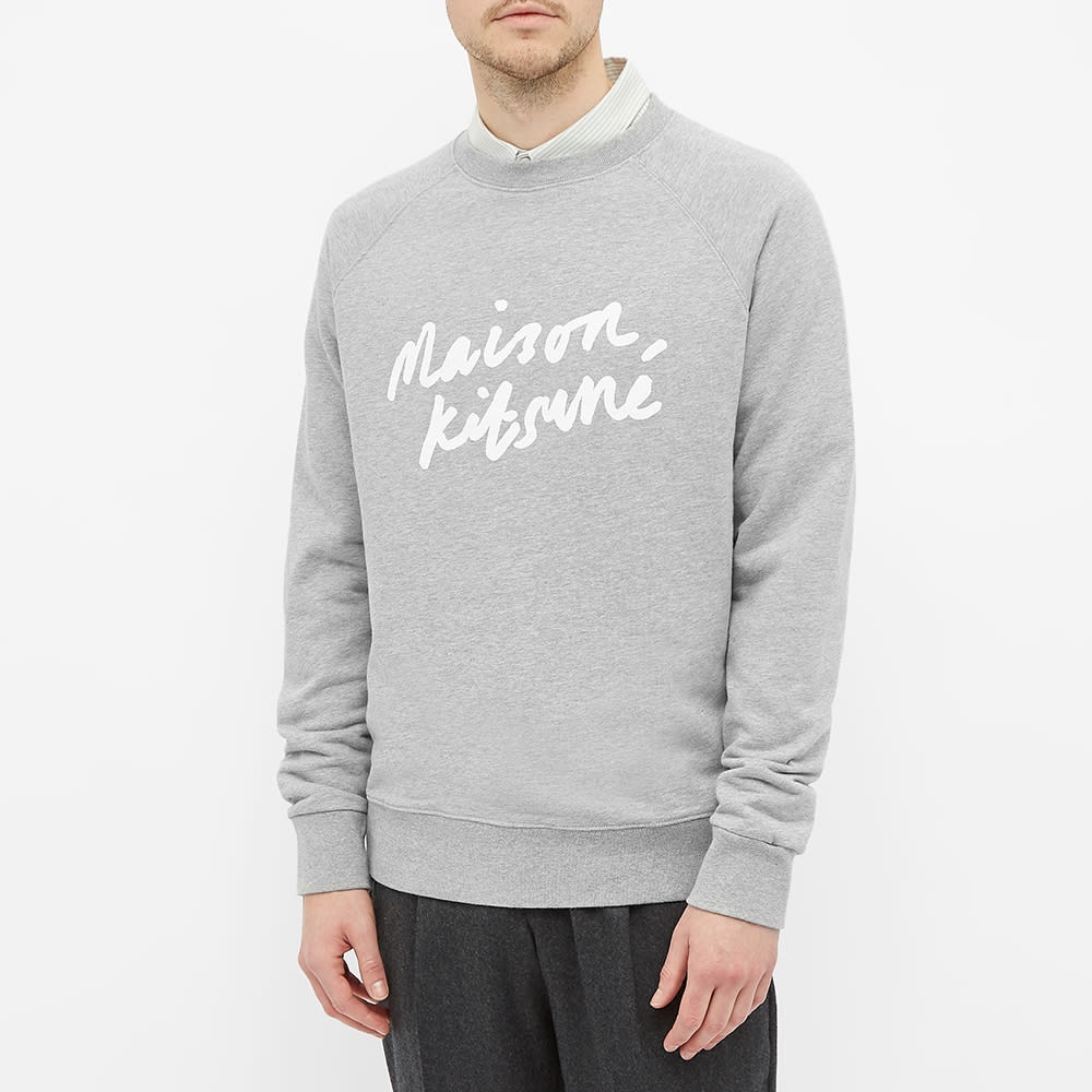 Maison Kitsuné Handwriting Crew Sweat - 4