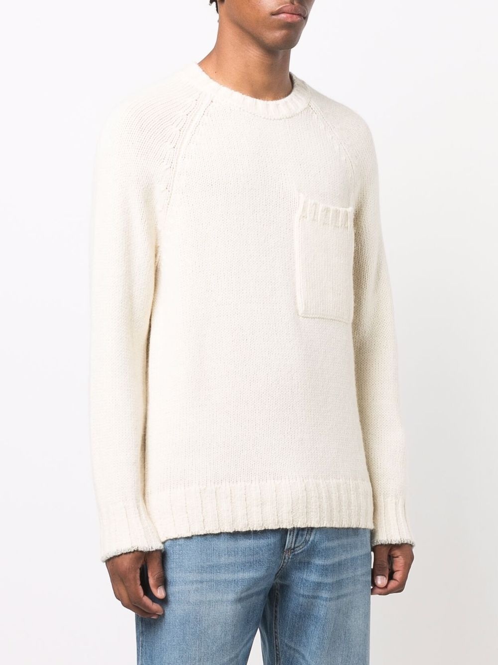 chest-pocket jumper - 3