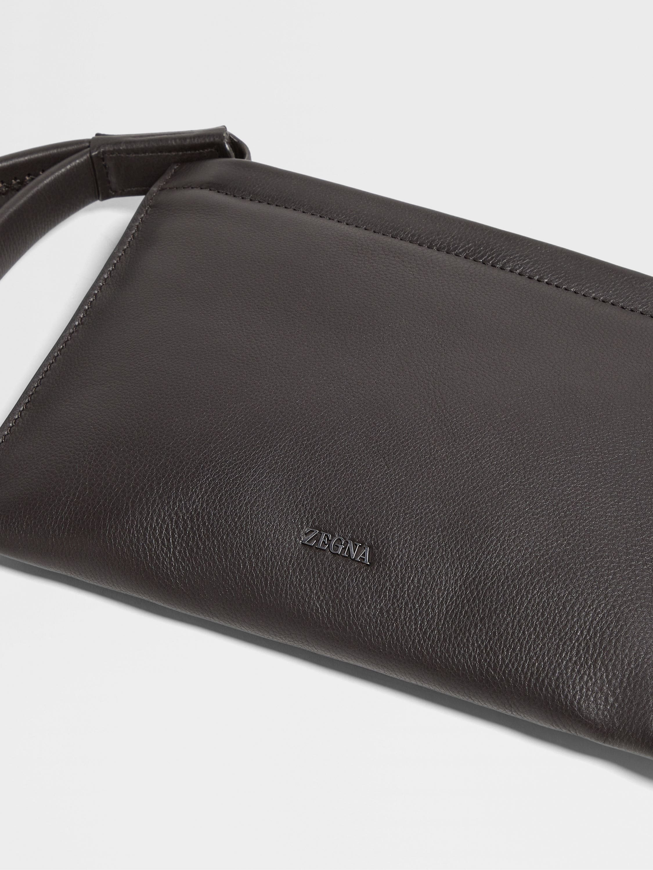 DARK BROWN SECONDSKIN POUCH - 5