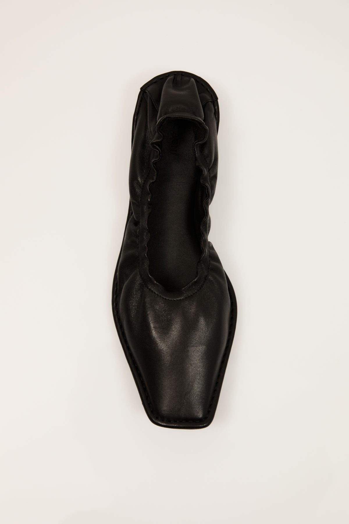 Soft Gathered Flats - Black - 4
