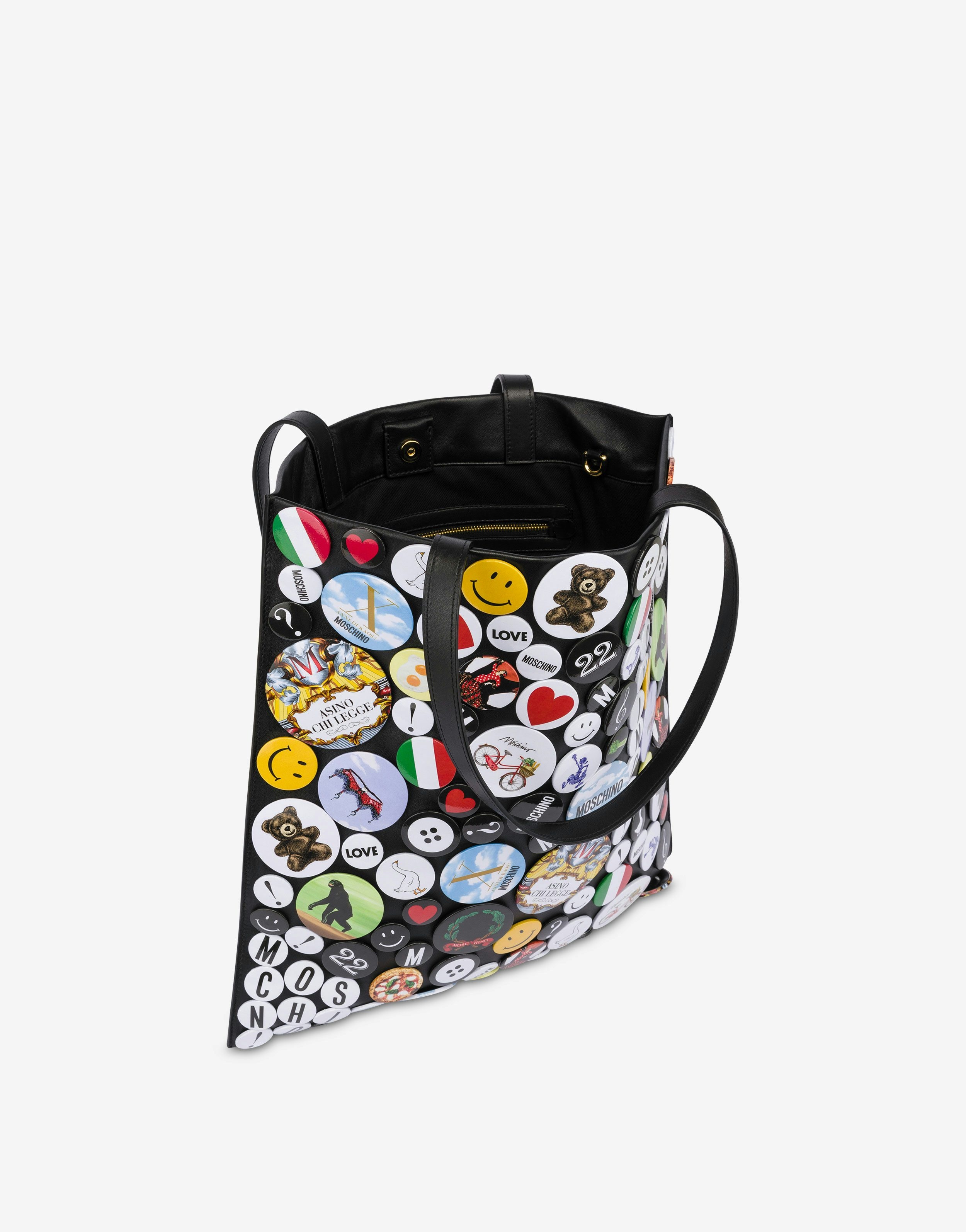 MOSCHINO PINS NAPPA SHOPPER - 3