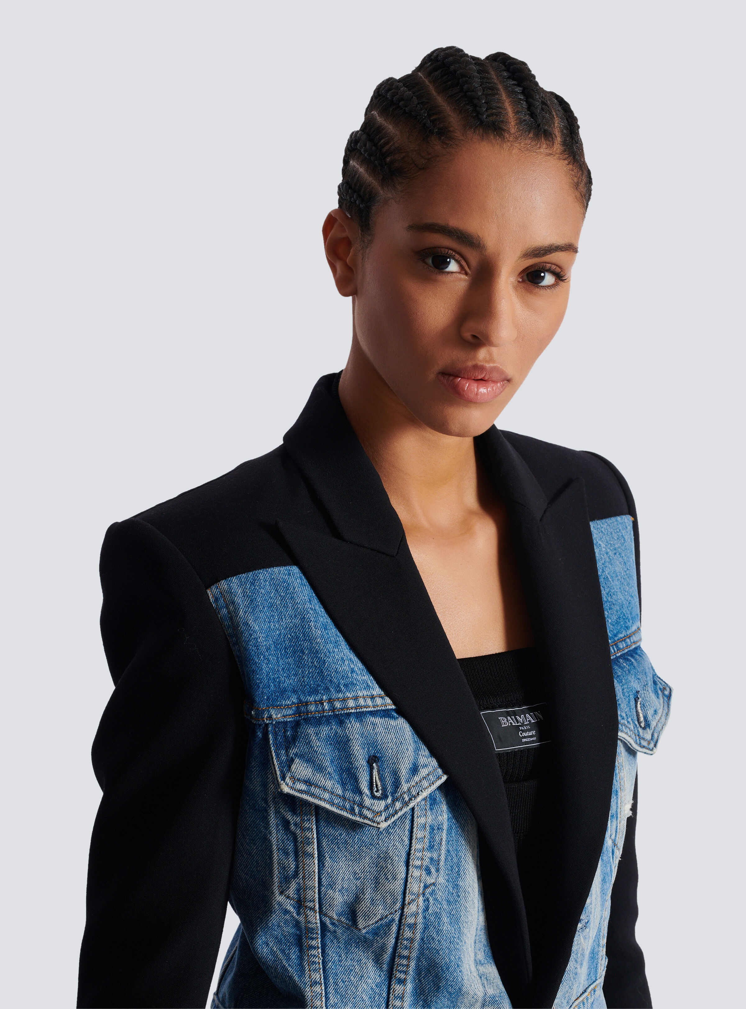 1-button bi-material jacket - 7