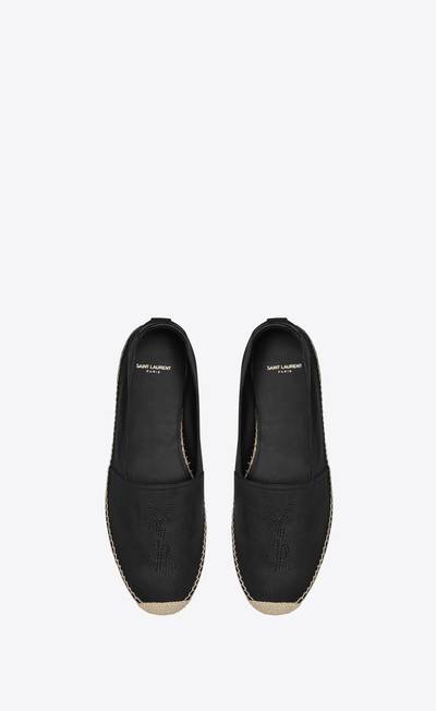 SAINT LAURENT monogram espadrilles in smooth leather outlook