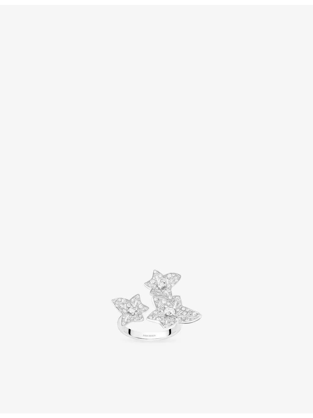 Lierre De Paris 18ct White Gold And 0.59ct Diamond Ring - 1