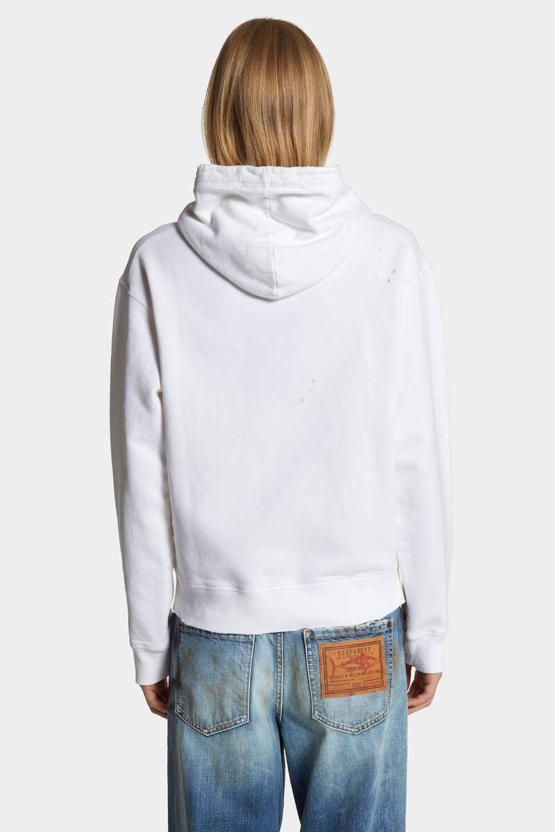WASHED AND DESTROYED JUST RIGHT FIT HOODIE - 4