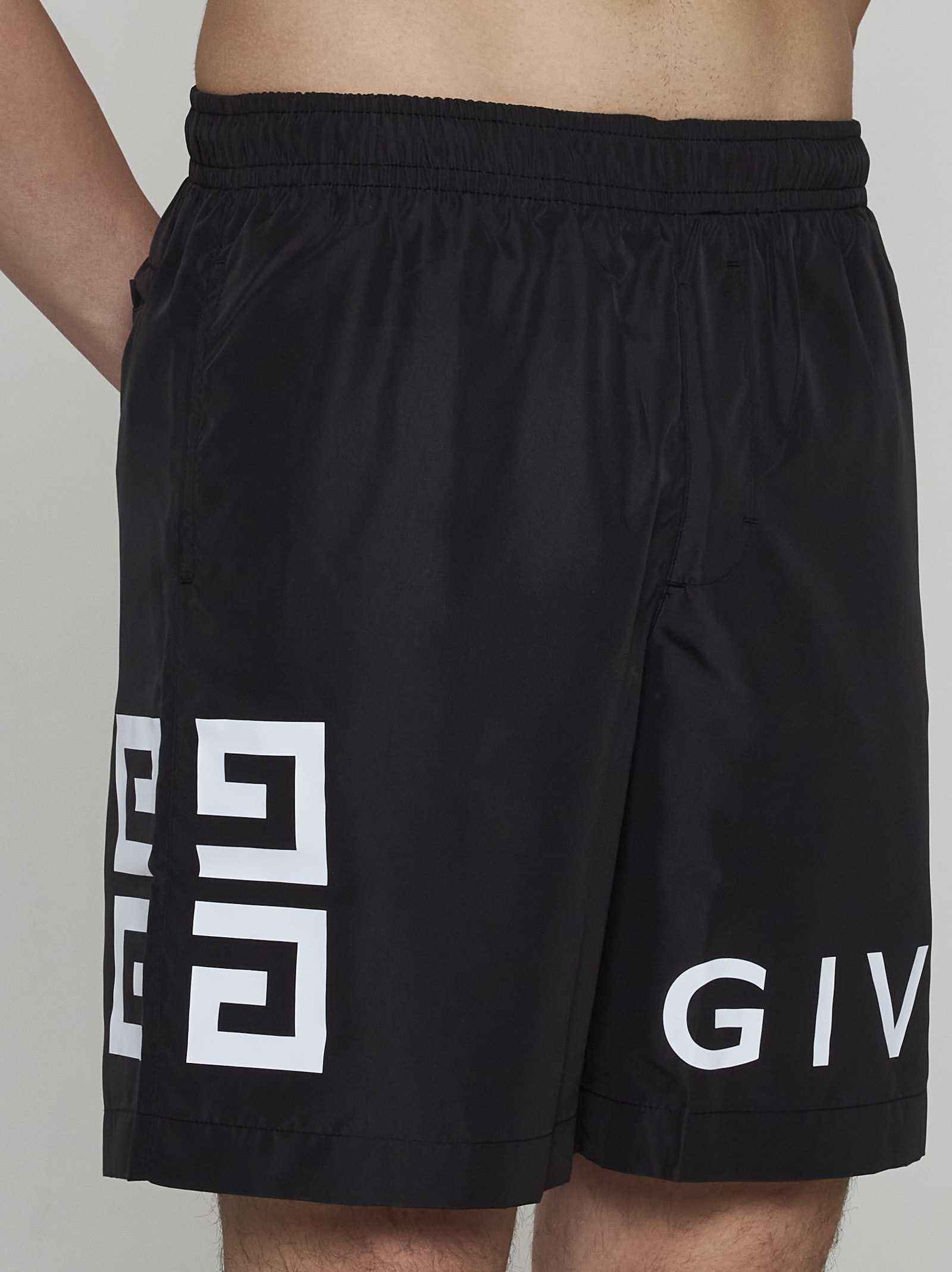 Logo swim shorts - 4