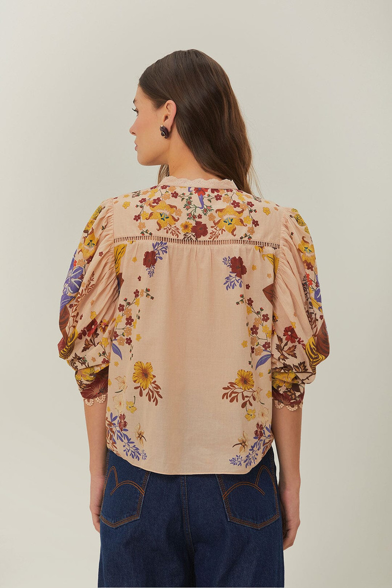 Pink Beauty Bouquet Blouse 4