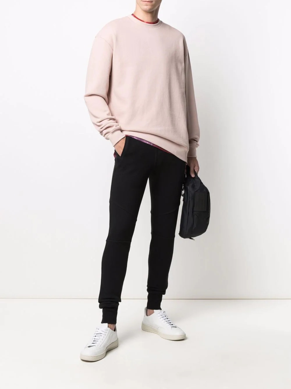 crew neck cotton sweater - 2