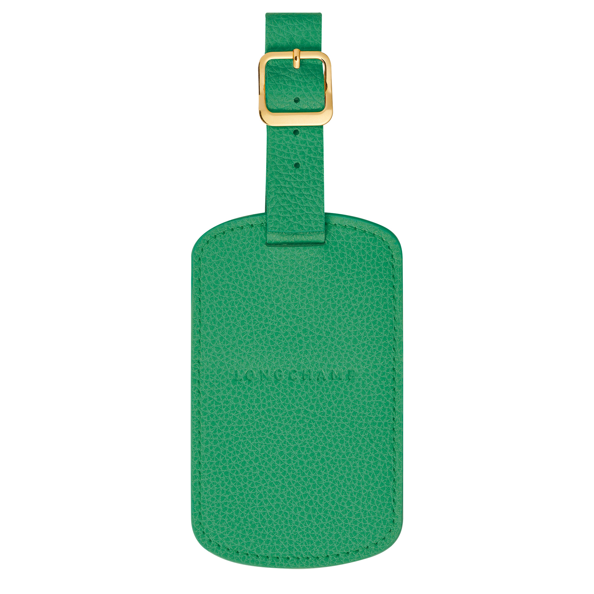Le Foulonné Luggage tag Green - Leather - 1