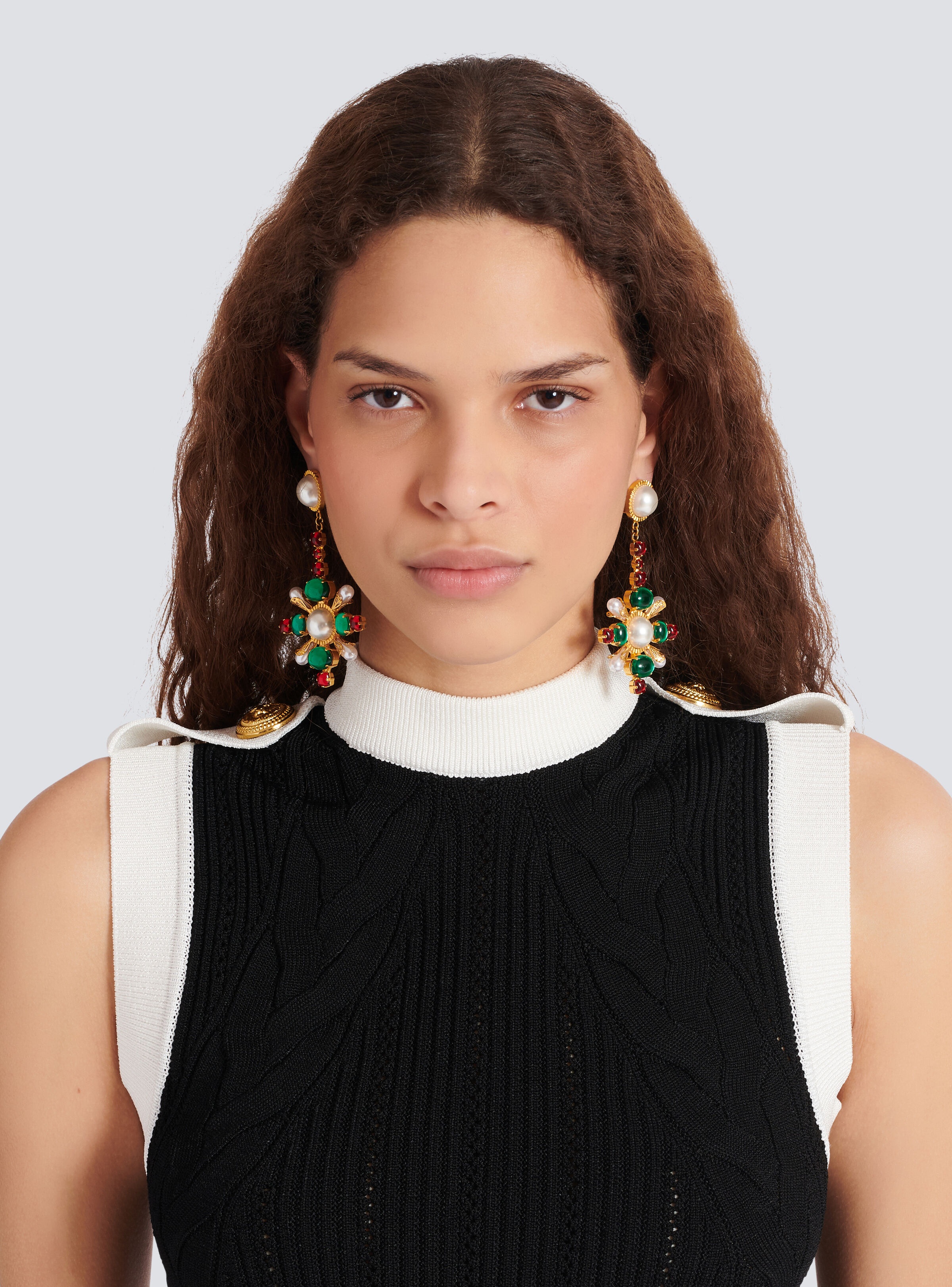 Baroque pendant earrings - 2