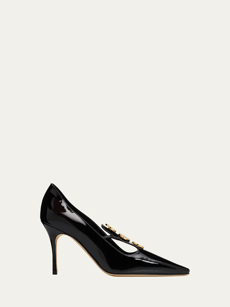 Khafre 85mm Leather Pumps - 1