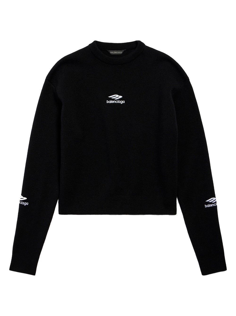 Balenciaga Women Wool Knitted Ski Crewneck - 1