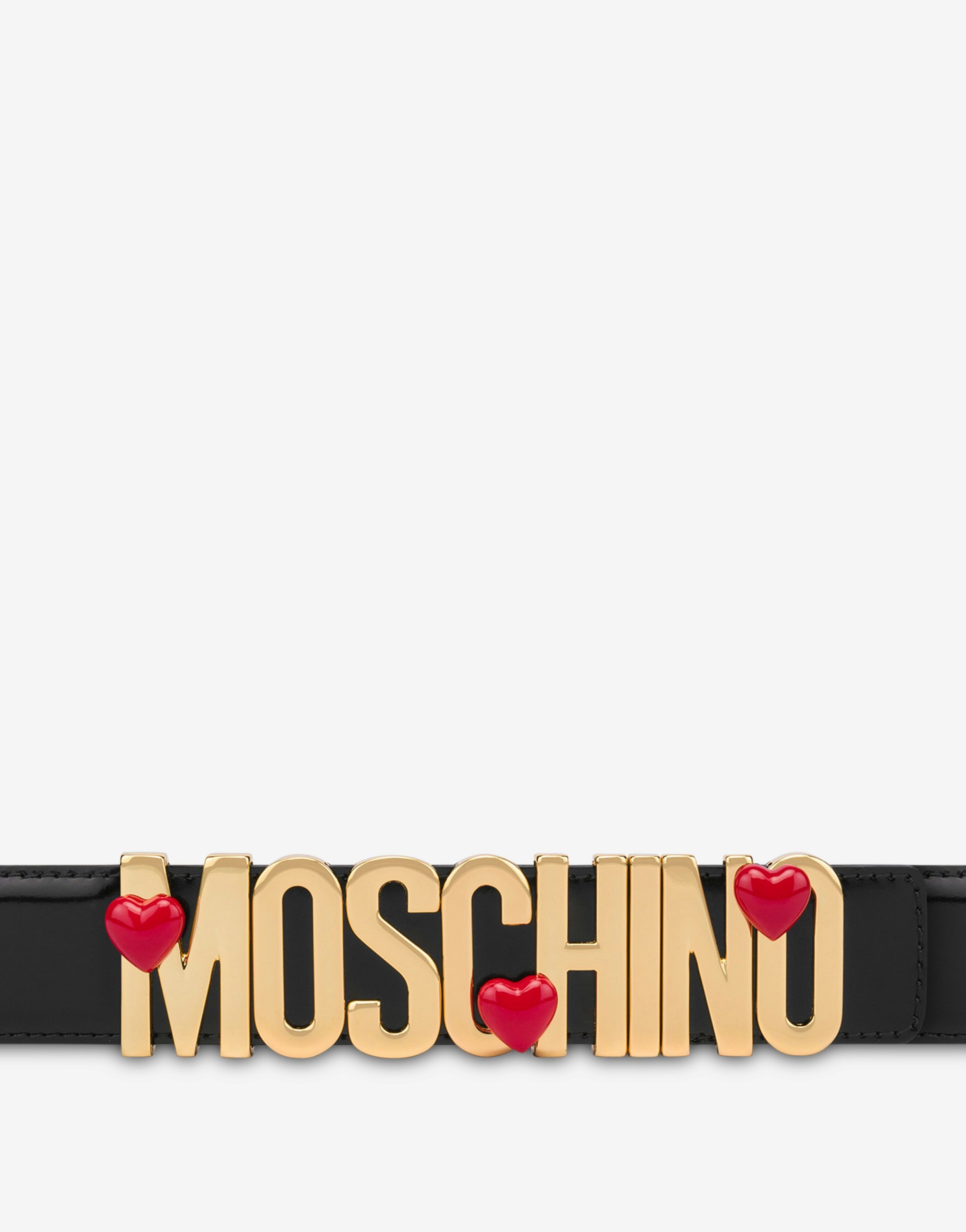 HEART LOGO CALFSKIN BELT - 2